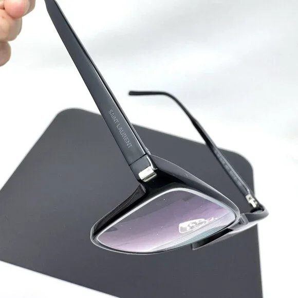 Saint Laurent SL 187 SLIM Eyeglasses 001 Black 53mm 53 [] 18 150